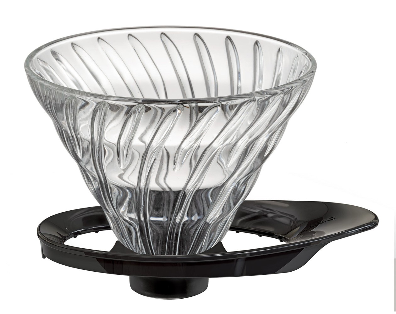 Hario Glass Coffee Dripper V60 02 Black