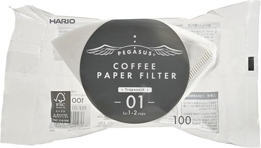 Hario Pegasus Paper Filter 01 W 100 τμχ Hario Pegasus Paper Filter 01 W 100 τμχ