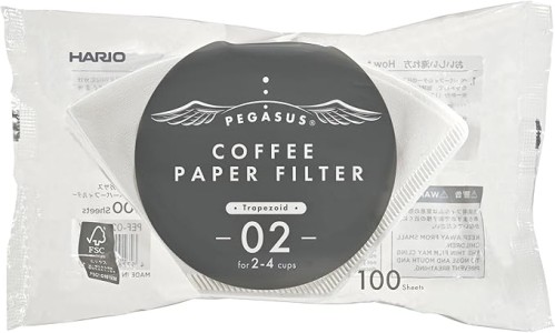 Hario Pegasus Paper Filter 02 W 100 τμχ Hario Pegasus Paper Filter 02 W 100 τμχ