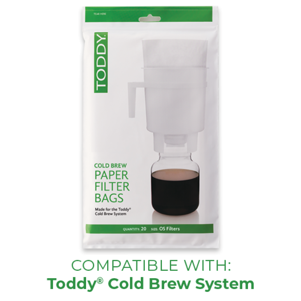 Toddy Paper Filter Bags 20τμχ ColdBrewSystem1L Toddy Paper Filter Bags 20τμχ ColdBrewSystem1L