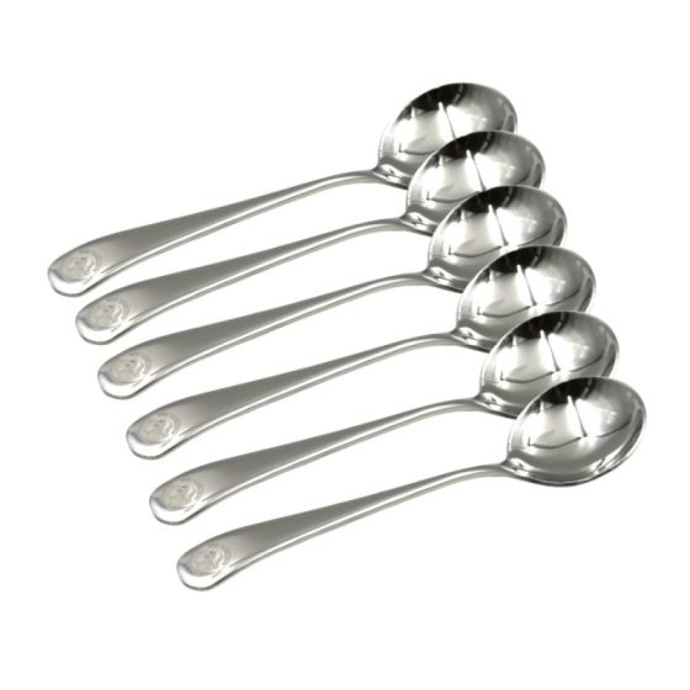 Rhino Professional Cupping Spoon 6 τμχ Stainless Steel