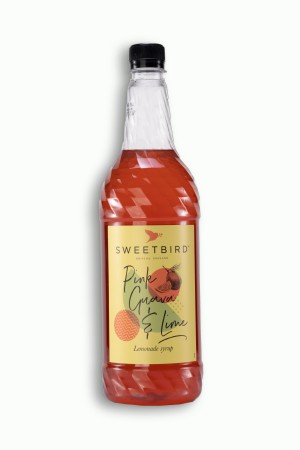Sweetbird Pink Guava & Lime 1L Lemonade Syrup - Γκουάβα & Λάιμ Λεμονάδα 1Λίτρο