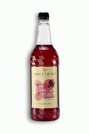 Sweetbird Raspberry & Pomegranate 1L Lemonade Syrup - Λεμονάδα με Βατόμουρο & Ρόδι 1Λίτρο