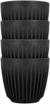 Huskee 4 τμχ Cup 6oz Charcoal