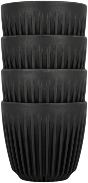 Huskee 4 τμχ Cup 6oz Charcoal Huskee 4 τμχ Cup 6oz Charcoal