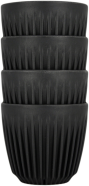Huskee 4 τμχ Cup 6oz Charcoal