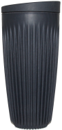 Huskee Cup&Lid 16oz Charcoal