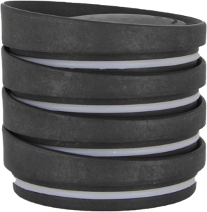 Huskee 4 τμχ Universal Καπάκι Charcoal