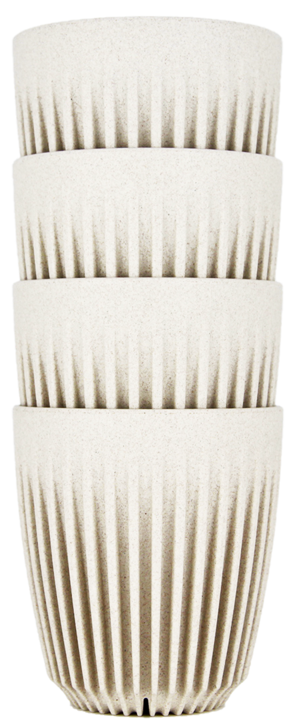 Huskee 4 τμχ Cup 8oz Natural