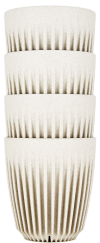 Huskee 4 τμχ Cup 8oz Natural