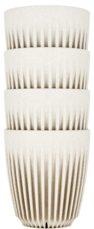 Huskee 4 τμχ Cup 8oz Natural Huskee 4 τμχ Cup 8oz Natural