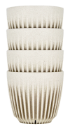 Huskee 4 τμχ Cup 6oz Natural Huskee 4 τμχ Cup 6oz Natural