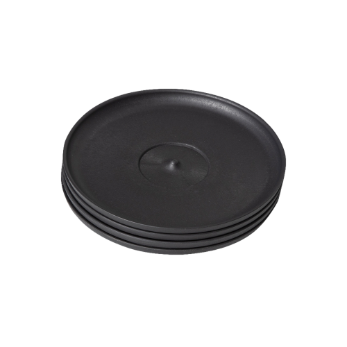 Huskee 4 τμχ Universal Πιατάκι Charcoal