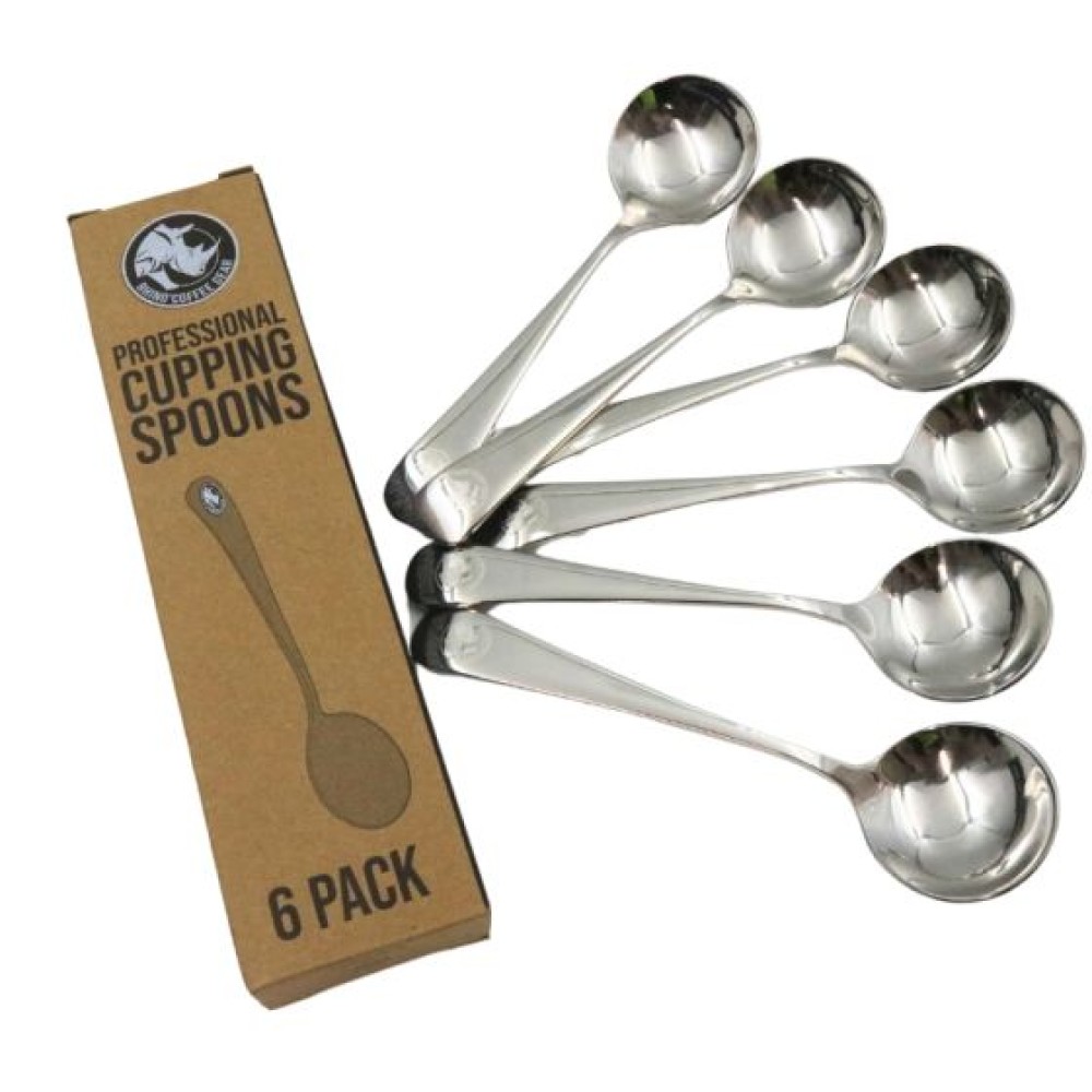 Rhino Professional Cupping Spoon 6 τμχ Stainless Steel