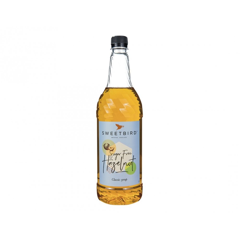 Sweetbird Hazelnut syrup sugar free 1L- Σιρόπι Φουντούκι χωρίς ζάχαρη 1Λίτρο