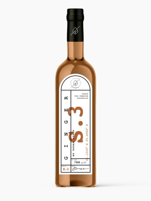 ΟΠΩΡΑ Ginger 700ml NoAdded sugar Syrup