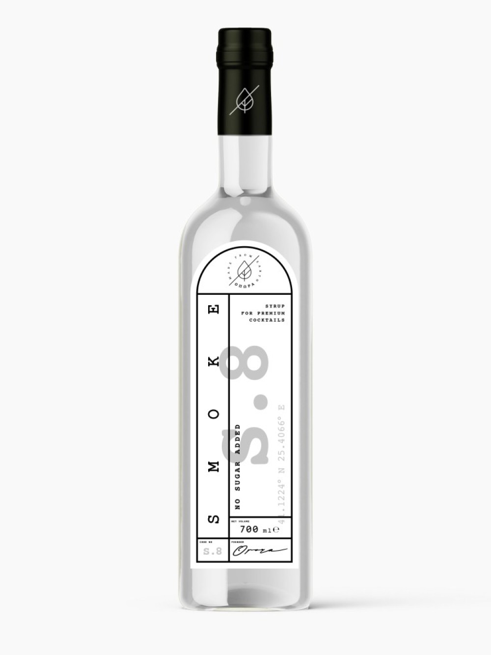 ΟΠΩΡΑ Smoke 700ml NoAdded sugar Syrup