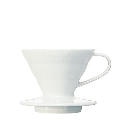 Hario Coffee Dripper 01 white V60 Ceramic